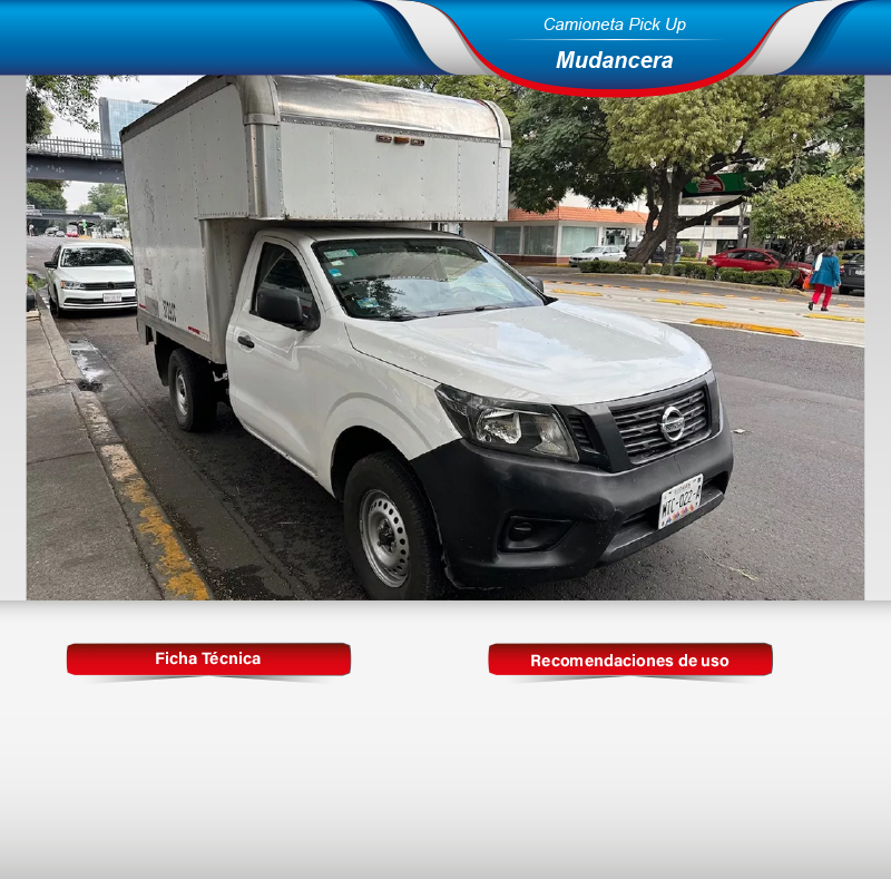 Fletes en camioneta pick up mudancera