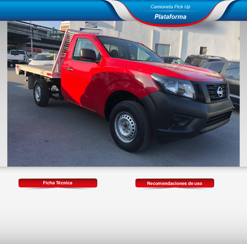 Fletes en camioneta pick up plataforma