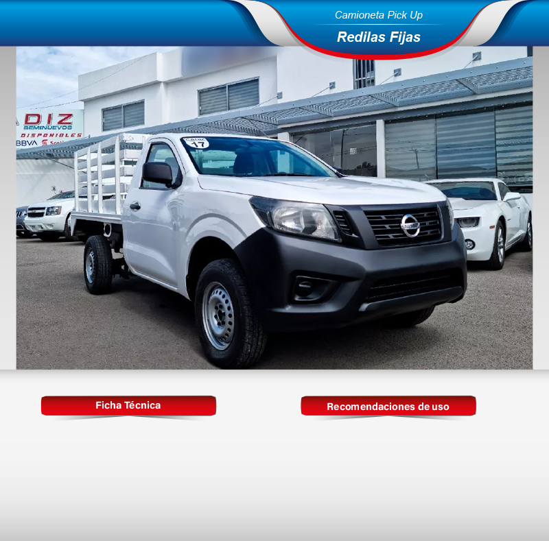 Fletes en camioneta pick up redilas fijas